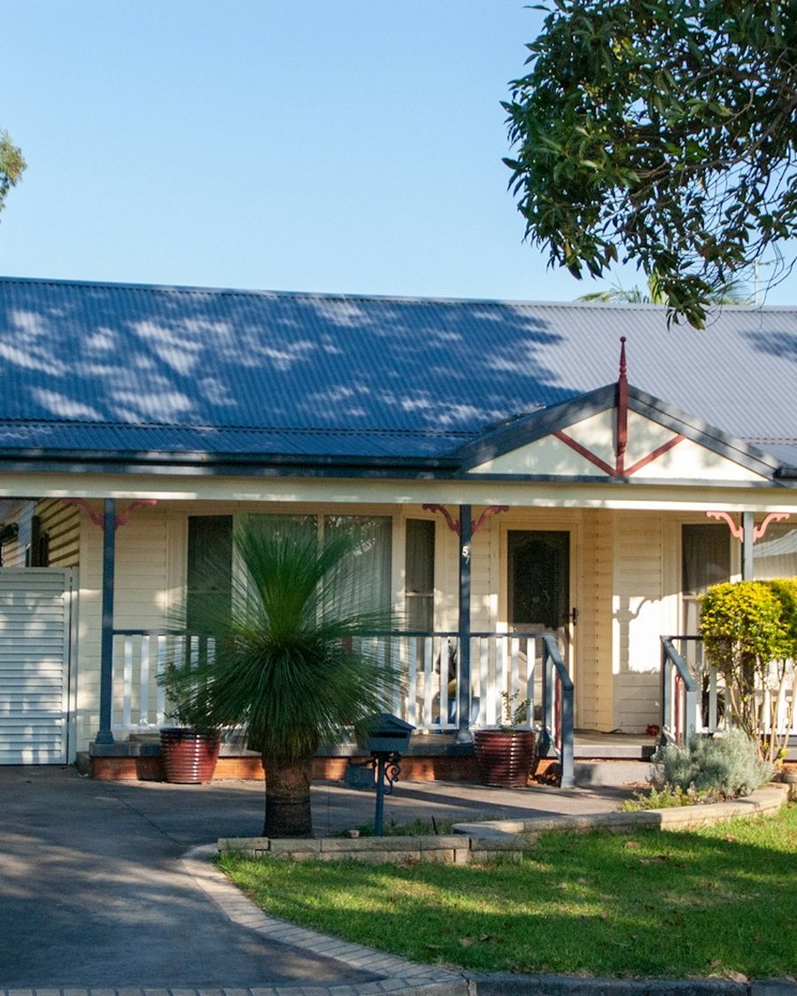 A weatherboard Australian home of the kind first home buyers in the emergency services are buying