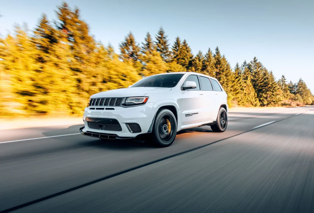 A car on the open road, bought with asset finance